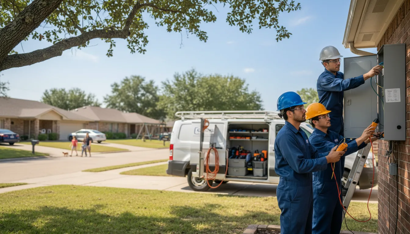 Certified electrician providing emergency electrical services in Welcome, MN